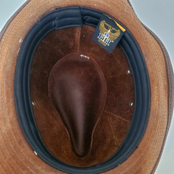 Henschel Full-Grain Leather Walker – Shapeable Brim with Black Band - Picture 5 of 6